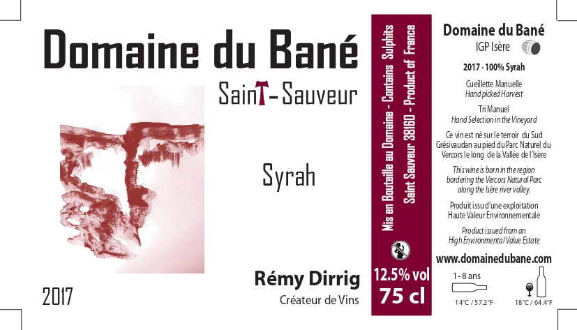Syrah 2017 (rouge)