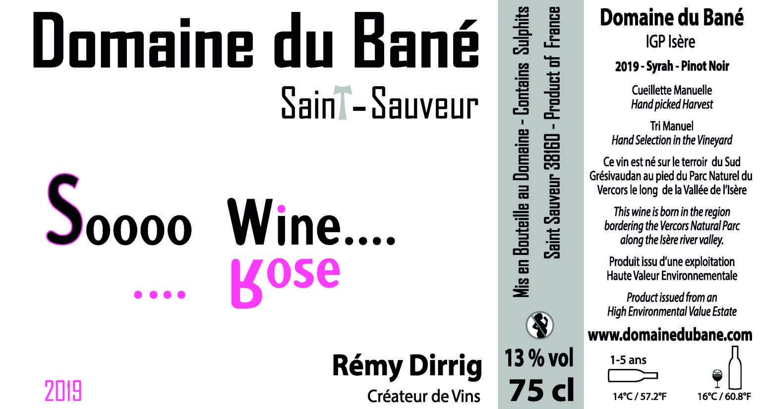Soooo wine 2019 (rosé)